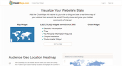 Desktop Screenshot of clustrmaps.com